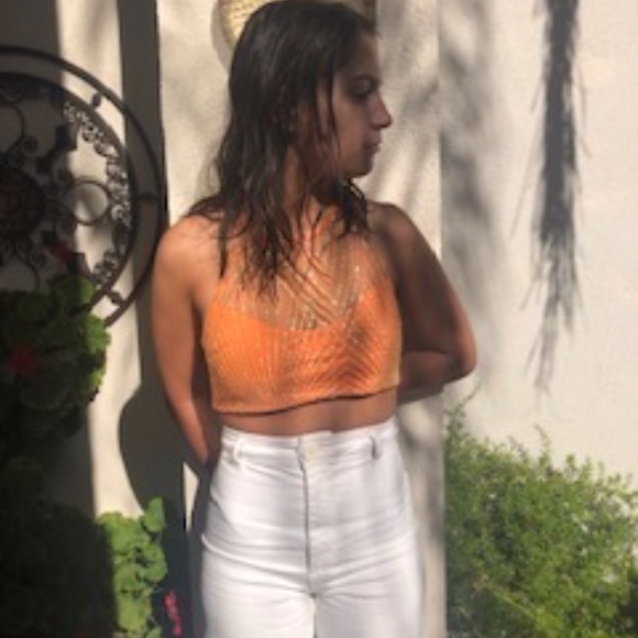 New Elise & Fred Orange Festival Top (small) - Picture 5 of 6